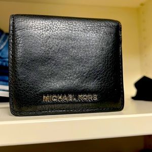 Michael Kors small black wallet